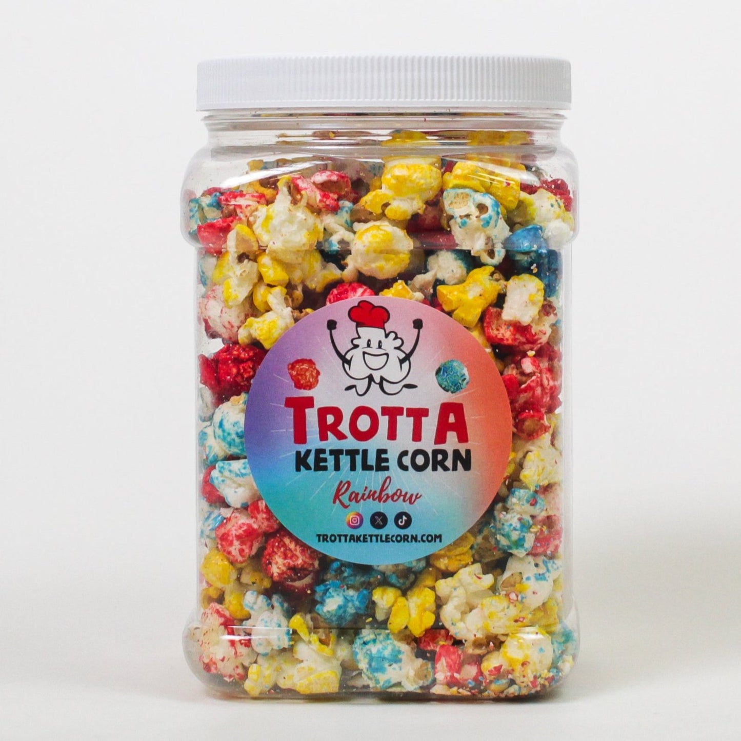 Trotta Kettle Corn Rainbow - Half Gallon