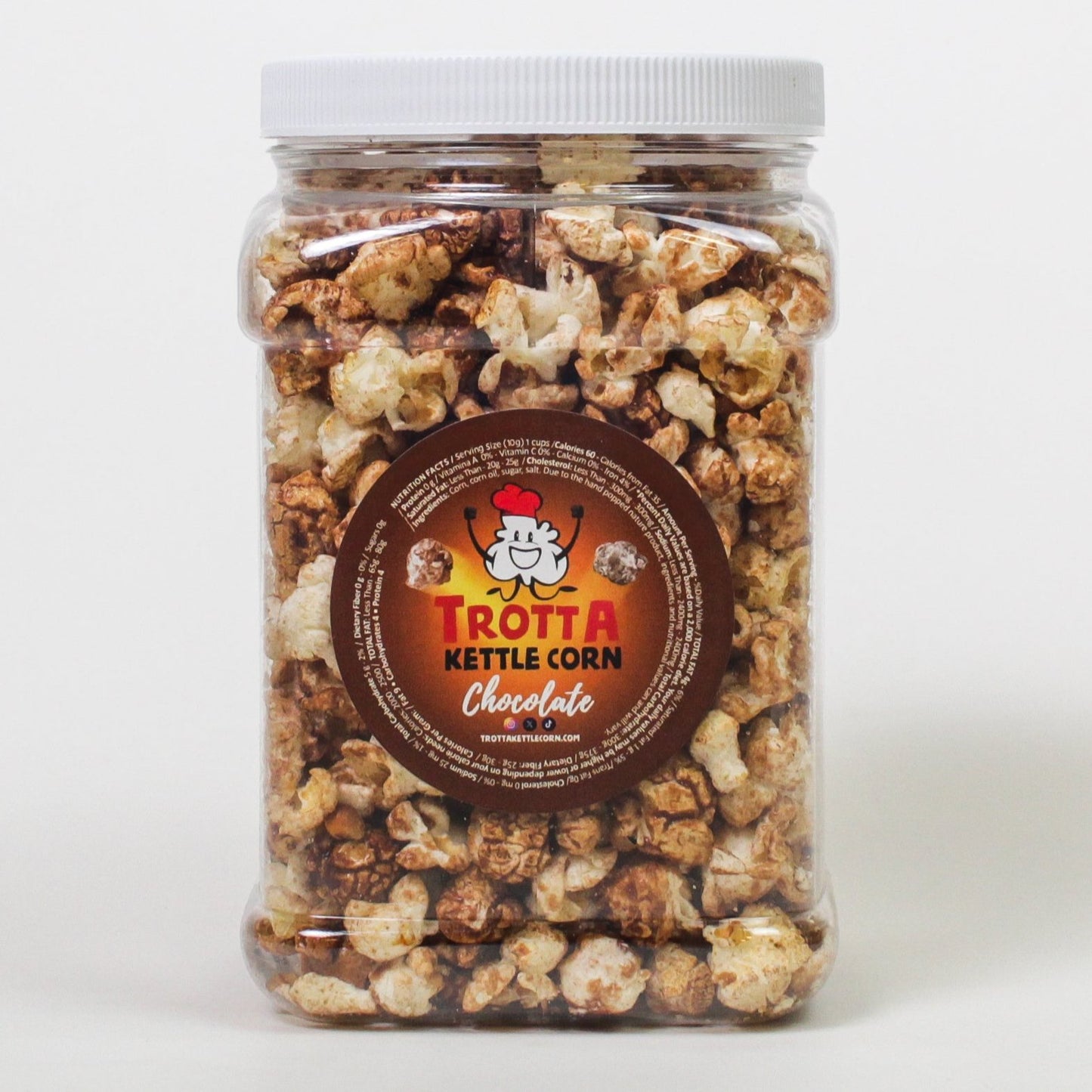 Trotta Kettle Corn Chocolate - Half Gallon